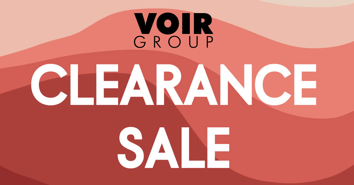 Featured image for Prices from RM39 at VOIR Group KLCC Clearance Sale from 14 - 19 July 2023
