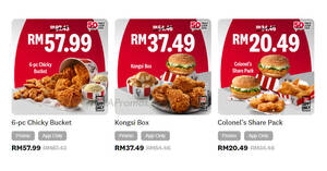 Featured image for Save up to RM29.44 with KFC M’sia latest App deals from 16 Aug 2023