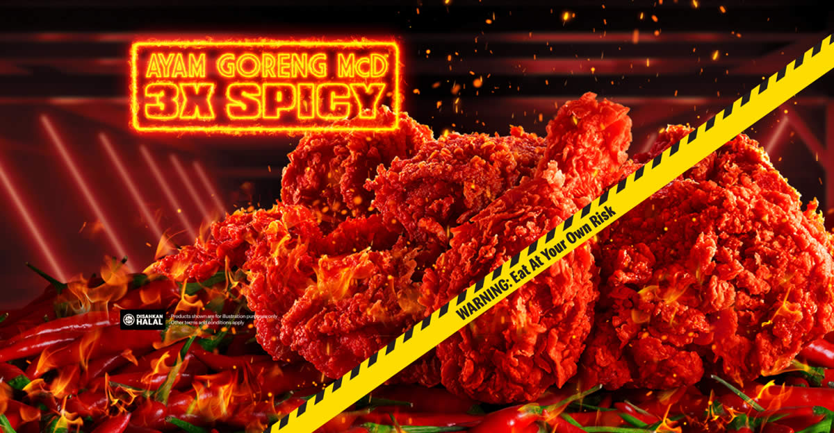 Featured image for McDonald's brings back Ayam Goreng McD 3X Spicy at M'sia outlets from 24 Aug 2023