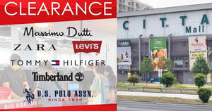 Featured image for (EXPIRED) Branded warehouse clearance at CITTA Mall till 24 Sep 2023