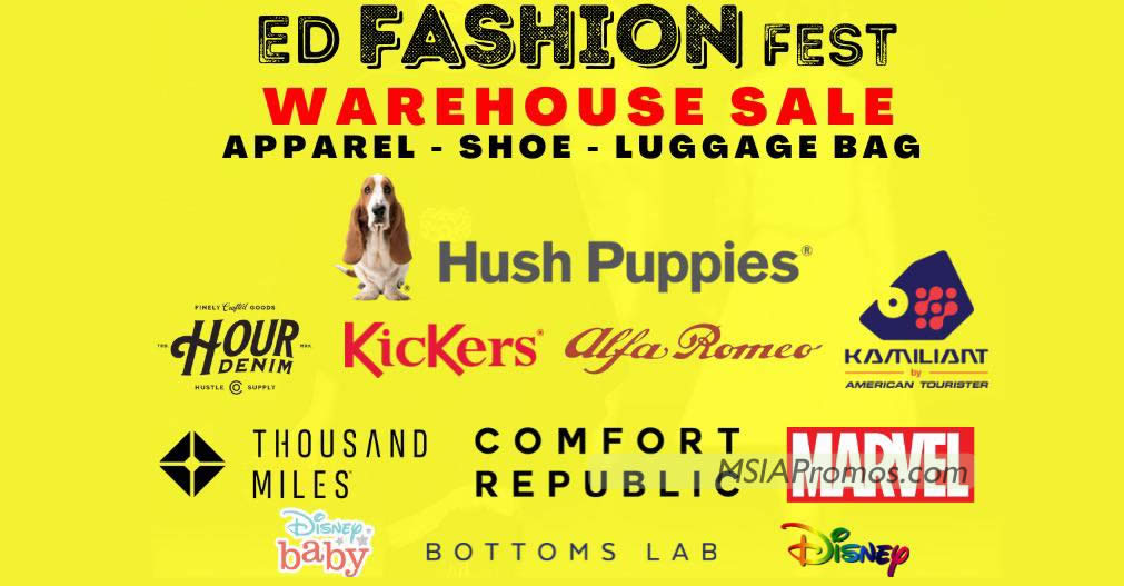 Featured image for ED Fashion Fest at Citta Mall has apparels, luggage bags, shoes from RM5! Happening from 4 - 13 Nov 2023