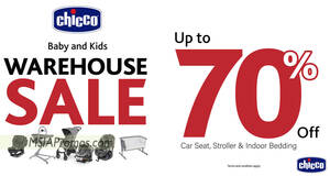 Featured image for Chicco and Recaro car seats, strollers & more warehouse sale at Subang Jaya from 8 – 10 Dec 2023