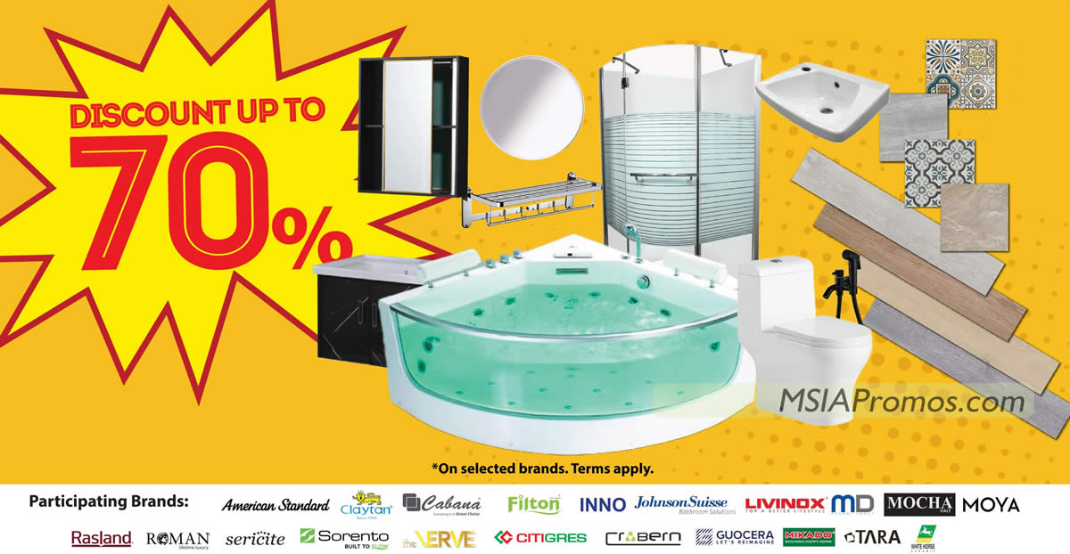 Featured image for HomePro Bathroom and Tiles Warehouse Sale at Puchong till 13 Nov 2023