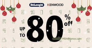 Featured image for De’Longhi and Kenwood Kitchen Appliances warehouse sale from 1 – 3 Dec 2023