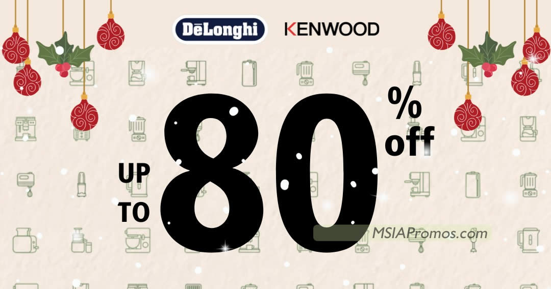 Featured image for De'Longhi and Kenwood Kitchen Appliances warehouse sale from 1 - 3 Dec 2023