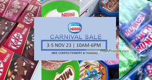 Featured image for Nestle Ice Cream Warehouse Sale by MKE Confectionery & Trading at Klang from 3 – 5 Nov 2023