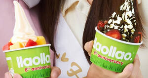 Featured image for llaollao selling medium tub with 2 toppings for just RM11 on 11 Nov 2023