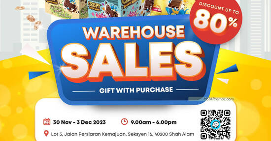Crispy Chocolate warehouse sale at Klang Valley till 3 Dec 2023