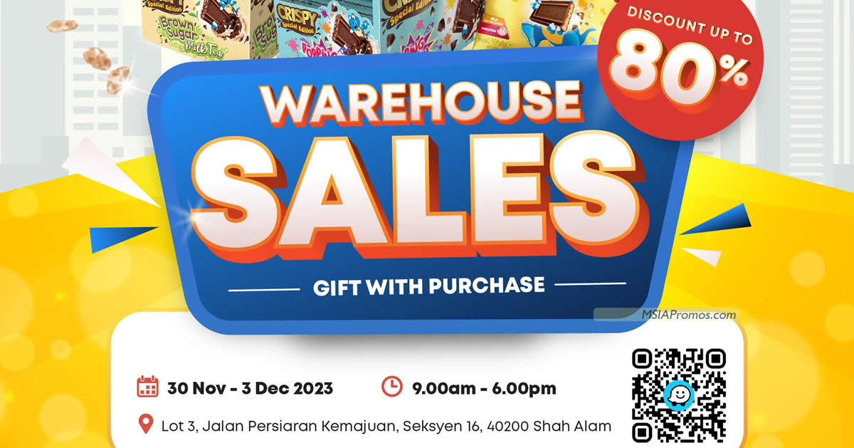 Featured image for Crispy Chocolate warehouse sale at Klang Valley till 3 Dec 2023