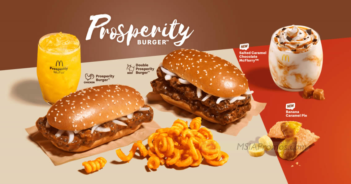 Featured image for McDonald's M'sia brings back Prosperity Burger™, Twister Fries and Prosperity McFizz™ from 7 Dec 2023