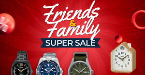 Featured image for Seiko Friends & Family Sale from 5 – 6 Dec 2023