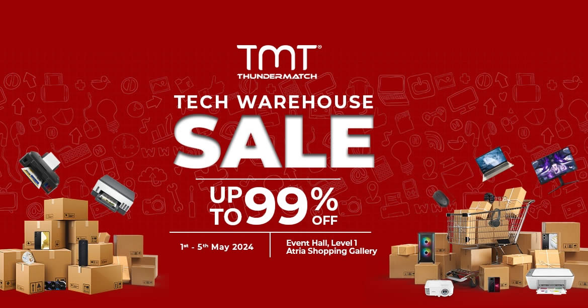 Featured image for Thunder Match Announces Massive Tech Sale Event from 1 - 5 May 2024
