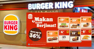 Featured image for Burger King M’sia Releases Over 30 New E-Coupons usable till 15 Aug 2024