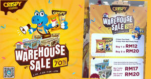 Featured image for (EXPIRED) Crispy Chocolate Warehouse Sale Offers Massive Discounts till 9 June 2024