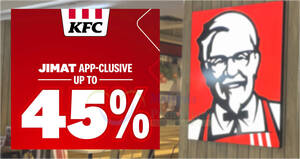Featured image for KFC Malaysia Offers Savings Of Up To 45% from 25 June 2024