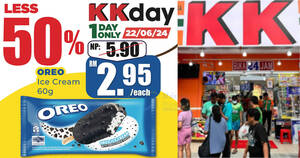 Featured image for (EXPIRED) KK Super Mart Has 50% OFF on Oreo Ice Cream for One Day Only on 22 June 2024