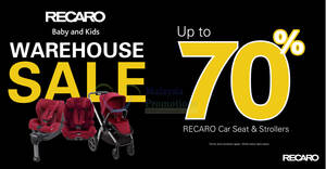 Featured image for (EXPIRED) Recaro car seats & strollers warehouse sale at Subang Jaya from 21 – 23 June 2024