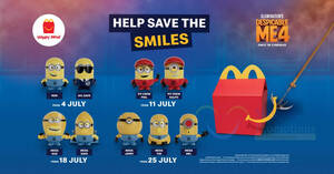 Featured image for McDonald’s Malaysia Has FREE Despicable Me 4 Toys with Happy Meals until 31 July 2024