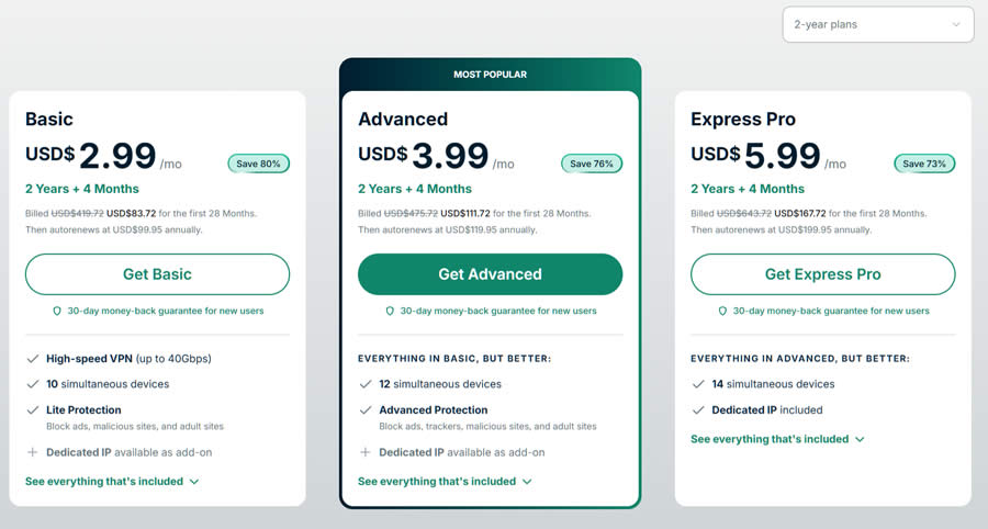 ExpressVPN 10 Sep 2026