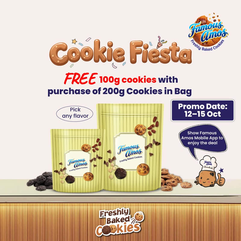 Famous Amos 12 Oct 2026