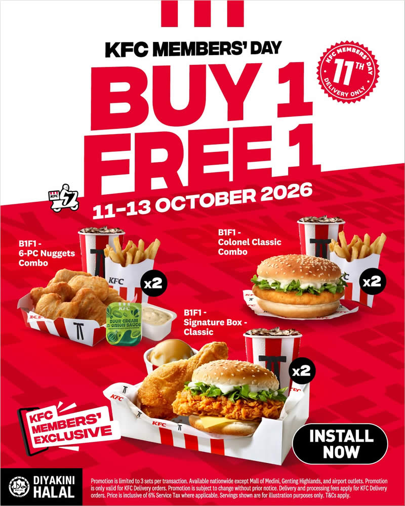 KFC 9 Oct 2026